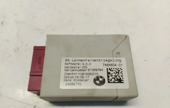 BMW X1 F48 F49 Seat control module 7464634