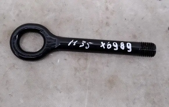Towing hook eye