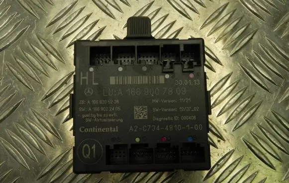 Mercedes-Benz GL X166 Door control unit/module A1669007809 G2263