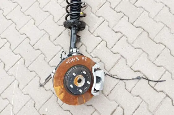 Hyundai Kona II Front shock absorber with coil spring 54651HFEB0