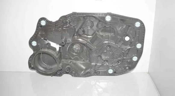 Front door window regulator with motor