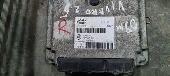 Opel Vivaro Gearbox control unit/module 8200735819 1688303400 RG6A0000