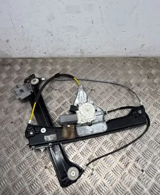 Front door window regulator with motor