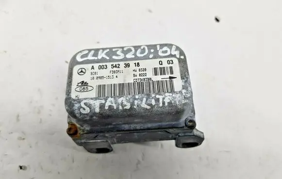 Mercedes-Benz CLK A209 C209 ESP acceleration yaw rate sensor A0035423918 nr1823