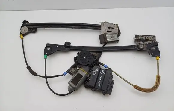 Volkswagen Golf III Front door window regulator with motor 1E0959801B