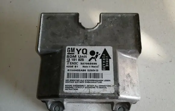 Opel Astra H Airbag control unit/module 13191825