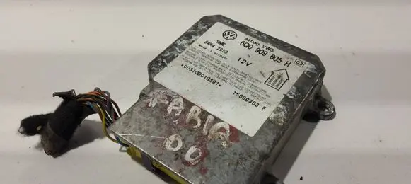 Skoda Fabia Mk1 (6Y) Airbag control unit/module 6Q0909605H 15000303F 5WK42950