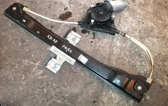 Volkswagen Up Front door window regulator with motor 1S4837461A 1S0959802