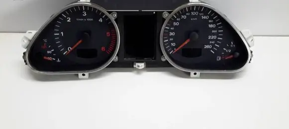 Audi A6 S6 C6 4F Speedometer (instrument cluster) 5550007301
