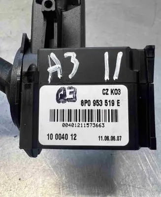 Audi A3 S3 8P Wiper control stalk 8p0953519e