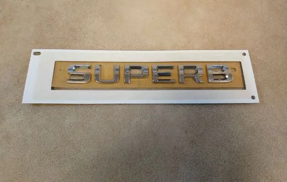 Skoda Superb B8 (3V) Manufacturers badge/model letters 3V0853687A2ZZ 3V0853687