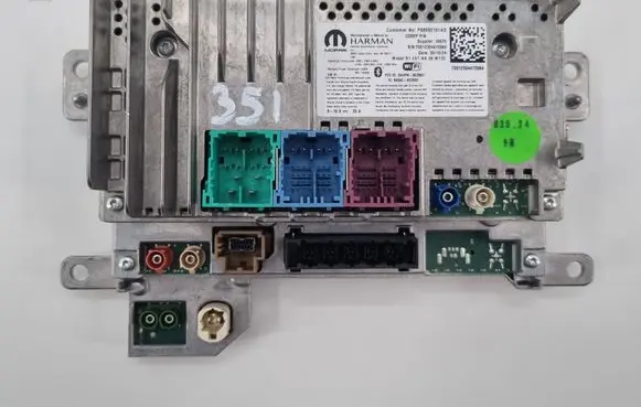 Dodge Charger GPS navigation control unit/module P68592101AD 68592101AD