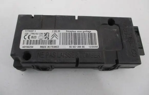 Peugeot 308 Tire pressure control unit 9665738980