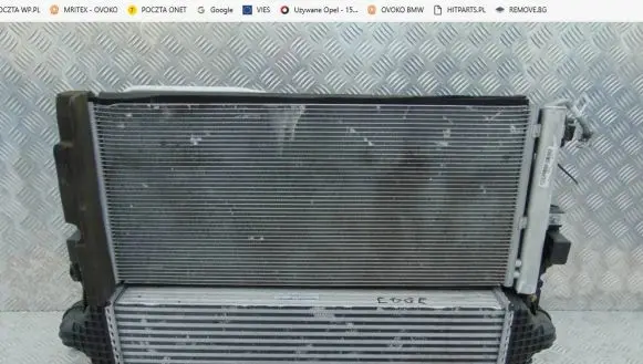 Ford Edge II Radiator set E1G36K775FG HG9H-19710-AB G2G3-8C607-AE
