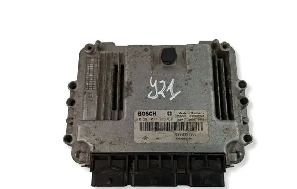 Renault Megane II Engine control unit/module 8200391966 0281011776 8200386508