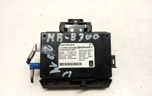 Mercedes-Benz E W212 Cruise control unit/module A1729002809 A1729021005 A1729021105