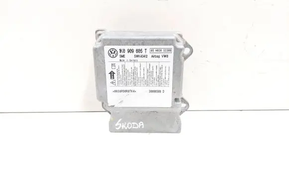 Skoda Octavia Mk2 (1Z) Airbag control unit/module 1K0909605T 5WK43412 36060508D