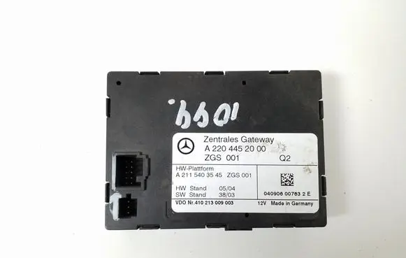 Mercedes-Benz S W220 Gateway control module A2115403545