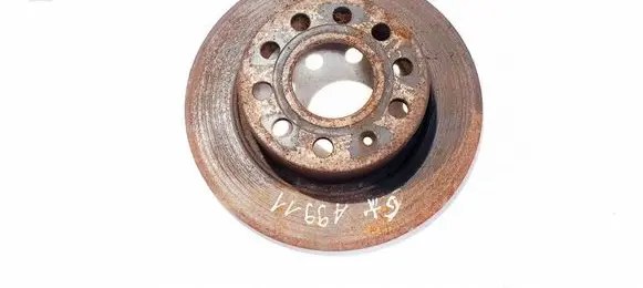 Skoda Octavia Mk2 (1Z) Rear brake disc neventiliuojamas