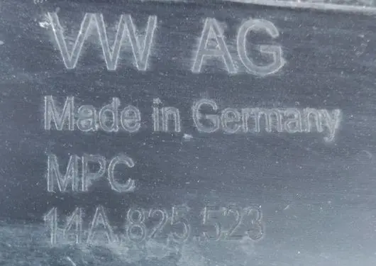 Volkswagen ID.7 Front bumper skid plate/under tray 14A825523