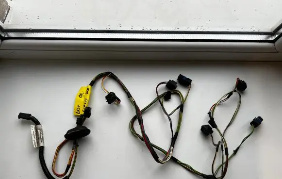 Peugeot 607 Parking sensor (PDC) wiring loom 9654277580