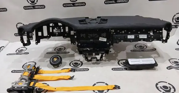Porsche Cayenne (9Y0 9Y3) Airbag set with panel 9Y3857003 9Y080201 9Y0880201ATA34