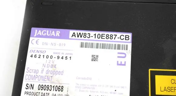 Jaguar XF X250 GPS navigation control unit/module AW8310E887CB