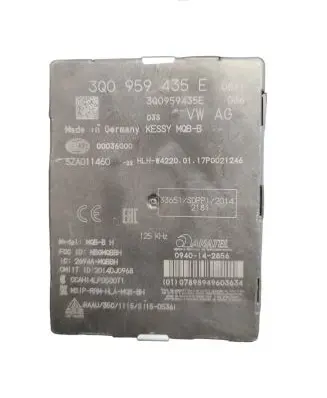 Keyless (KESSY) go control unit/module