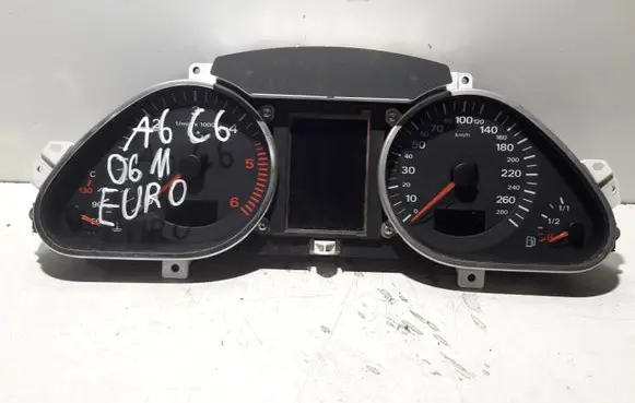 Audi A6 S6 C6 4F Speedometer (instrument cluster) 4F0920931F 5550007301 4F0910930A