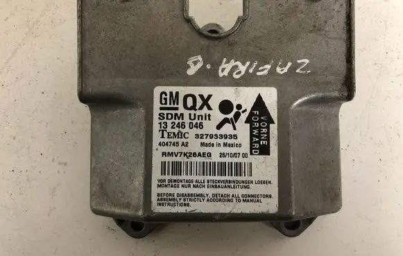 Opel Zafira B Airbag control unit/module 13246046 327953935
