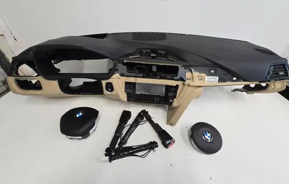 BMW 3 F30 F35 F31 Airbag set with panel 9103501 241123140 14B093140025G
