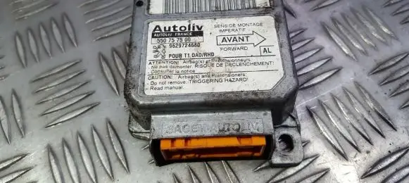 Peugeot 206 Airbag control unit/module 9629724680 550757500