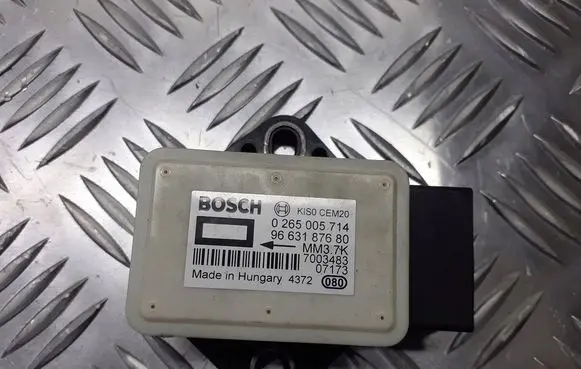 Peugeot 407 ESP (stability system) control unit 9663187680