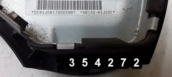 Suzuki Grand Vitara I Steering wheel airbag 4815065J00E