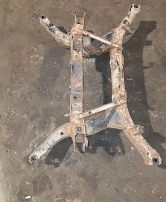 Rear axle beam