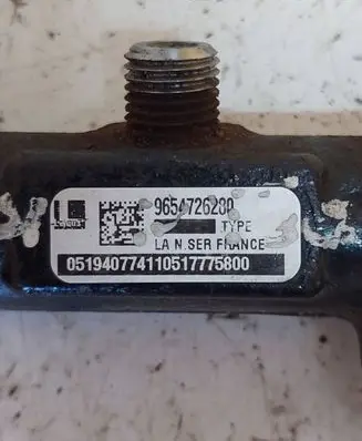 Volvo V50 Fuel main line pipe 9654726280