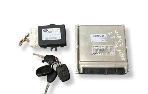 Land Rover Freelander Engine ECU kit and lock set 0281010811 7792938