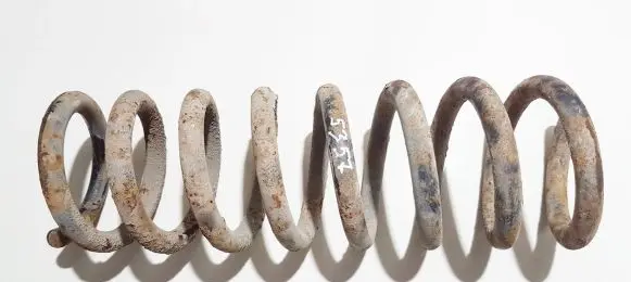 Front coil spring