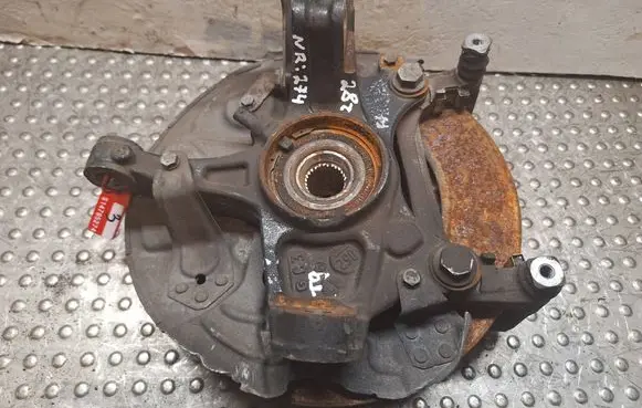 Front wheel hub spindle knuckle