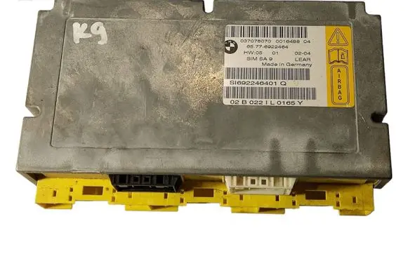 BMW 7 E65 E66 Airbag control unit/module 6922464 65776922464 037078070
