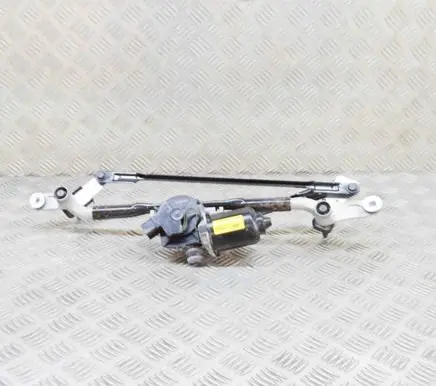 Front wiper linkage and motor