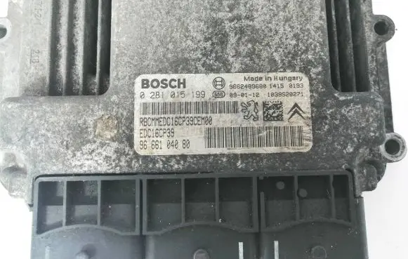 Citroen C5 Engine control unit/module 0281015199 9662489680 9666104080