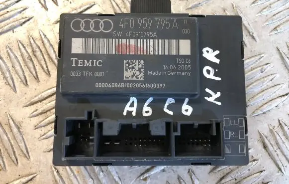 Audi A6 S6 C6 4F Door control unit/module 4F0959795A 4F0910795A 0033TFK0001