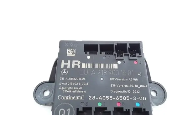 Mercedes-Benz C W204 Door control unit/module A2189001501 A2188201626 A2189025100