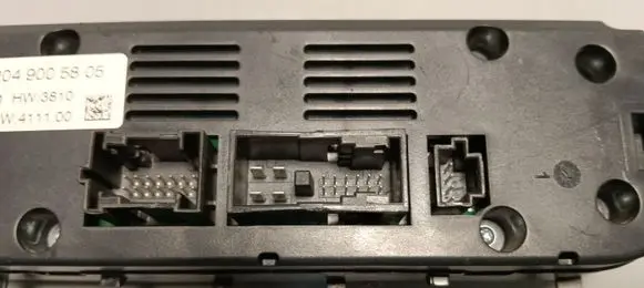 Mercedes-Benz C W204 Climate control unit A2049005805