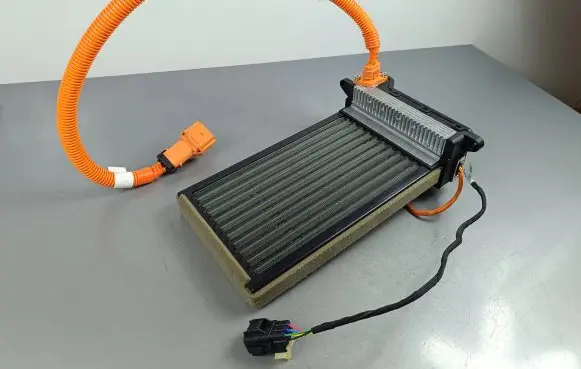 Electric cabin heater radiator