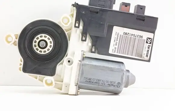 Citroen C5 Front door window regulator motor 9637541280
