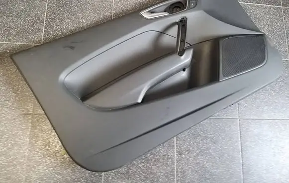 Front door card panel trim