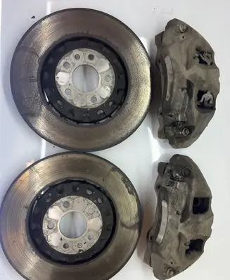 Audi Q7 4M Brake discs and calipers set 4M0615105BE 4M0615106BE