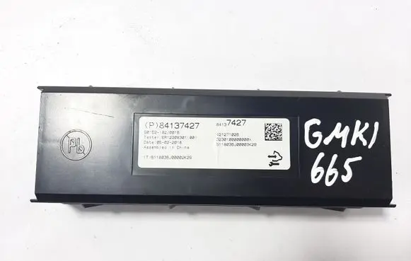 Opel Insignia B Climate control unit 84137427